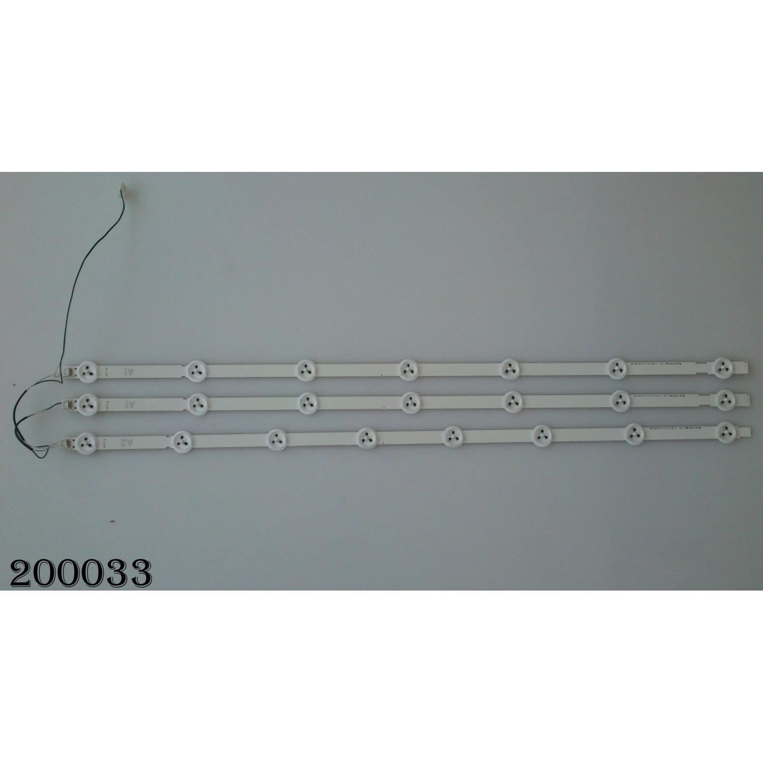 KIT DE LED'S PARA TV (3 PIEZAS) / LG PANEL LC320DUE(SF)(R1) / MODELO 32LN5700-UH.AWMYLJM / 32LN5300-UB
